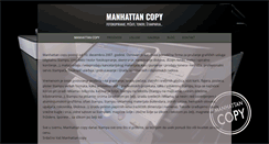 Desktop Screenshot of manhattancopy.com